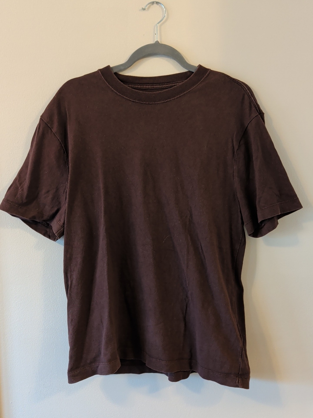 Madewell Short-Sleeve Crewneck Tee in Dark Brown